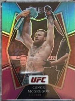 Conor McGregor 2022 Panini Select UFC Premier Level #110 Teal and Pink