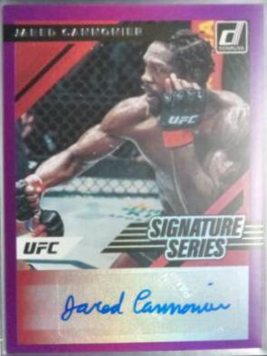 Jared Cannonier 2022 Panini Donruss UFC Signature Series #62 Gold