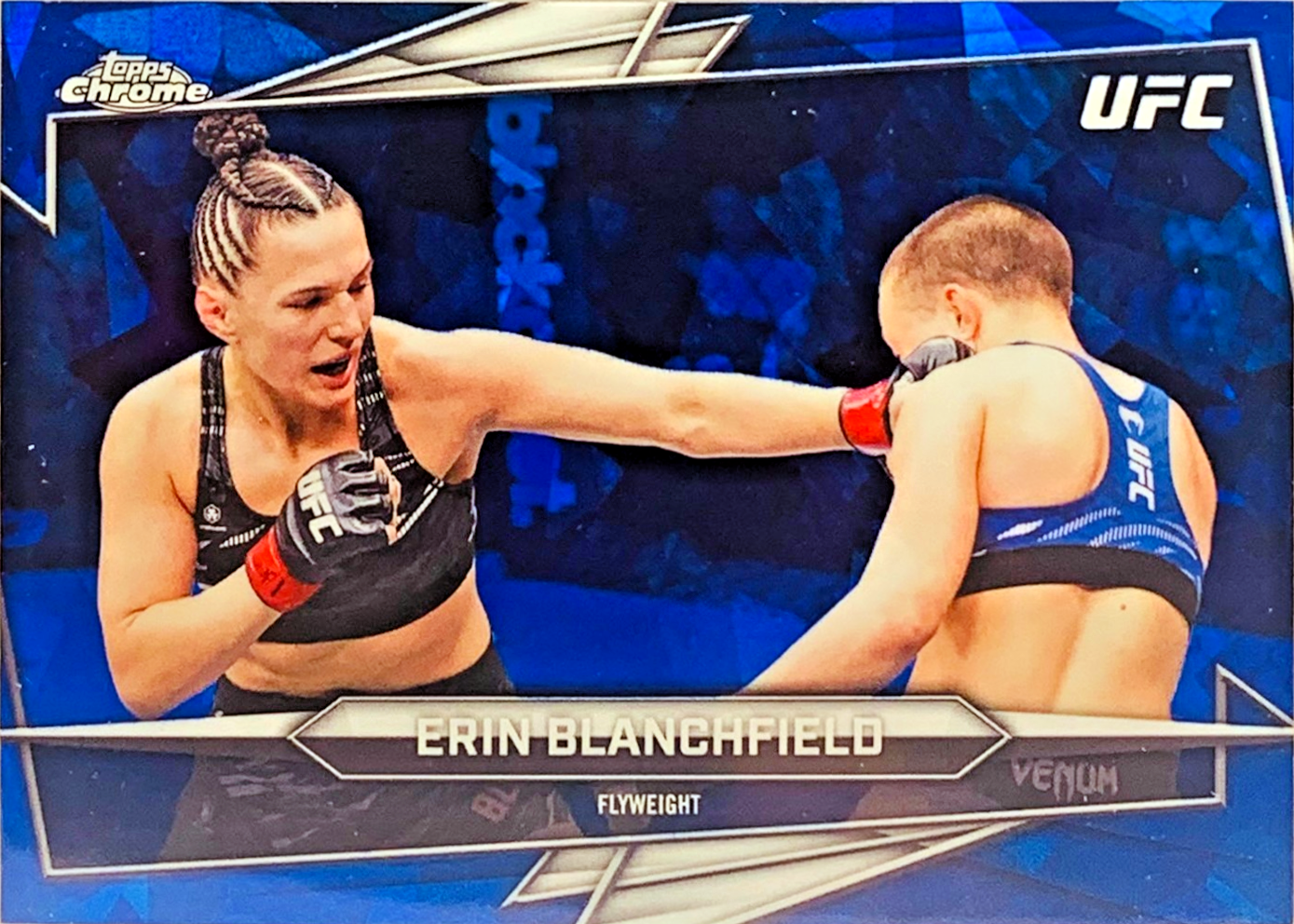 Erin Blanchfield 2026 Topps Chrome Sapphire UFC Base #63 Black Sapphire
