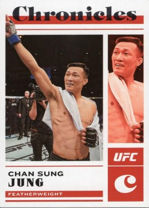 Chan Sung Jung 2023 Panini Chronicles UFC Base Chronicles #70 Blue