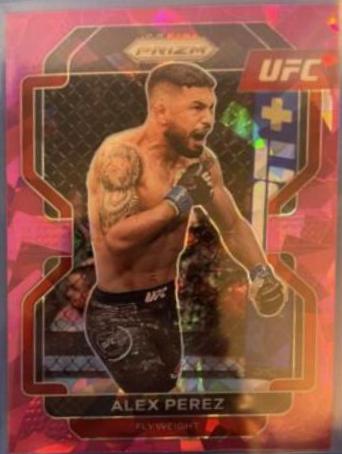Alex Perez 2022 Panini Prizm UFC Base #127 Pink Ice
