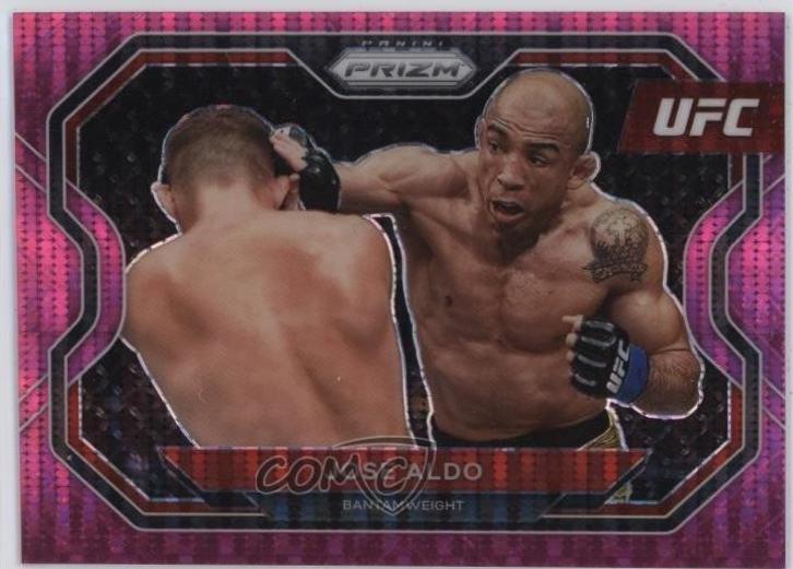 José Aldo 2021 Panini Prizm UFC Base #111 Pink Pulsar