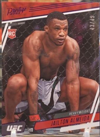 Jailton Almeida 2023 Panini Chronicles UFC Base Prestige #172 Purple