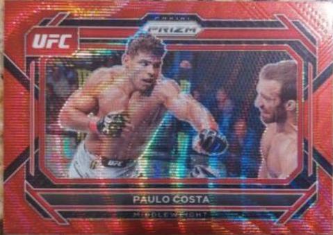 Paulo Costa 2023 Panini Prizm UFC Base #79 Ruby Wave