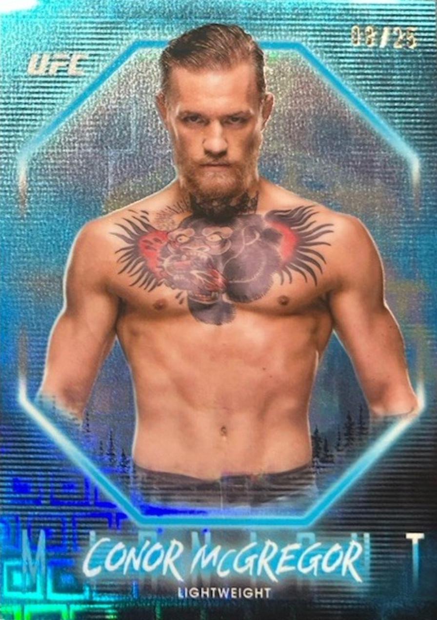 Conor McGregor 2025 Topps Midnight UFC Base #15 Moonrise