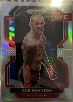 Cub Swanson 2022 Panini Prizm UFC Base #141 Silver