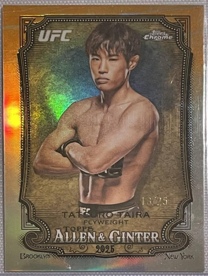 Tatsuro Taira 2026 Topps Chrome UFC Allen & Ginter #AG-13 Orange Refractor