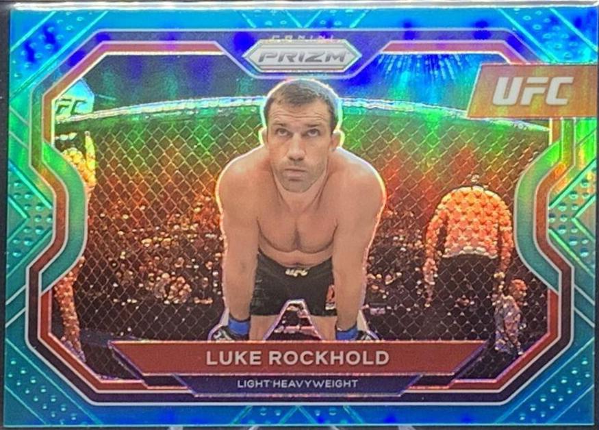 Luke Rockhold 2021 Panini Prizm UFC Base #113 Teal