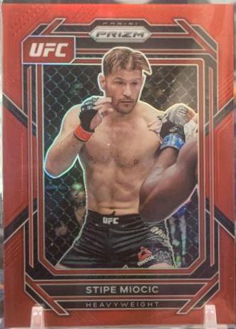 Stipe Miocic 2023 Panini Prizm UFC Base #196 Red