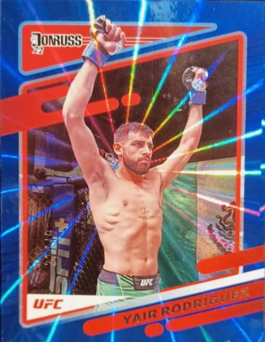 Yair Rodríguez 2022 Panini Donruss UFC Base #70 Blue