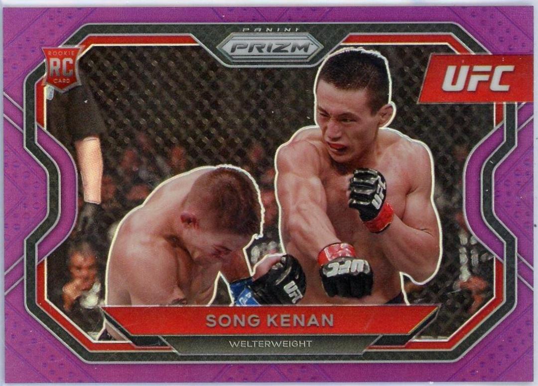 Song Kenan 2021 Panini Prizm UFC Base #167 Purple