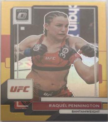 Raquel Pennington 2023 Panini Donruss Optic UFC Base #20 Gold