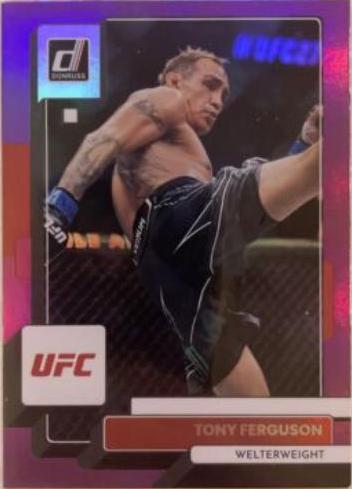 Tony Ferguson 2023 Panini Donruss UFC Base #31 Press Proof Purple