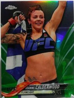 Joanne Wood 2018 Topps Chrome UFC Base #44 Green