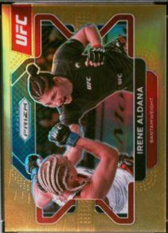 Irene Aldana 2022 Panini Prizm UFC Base #13 Gold
