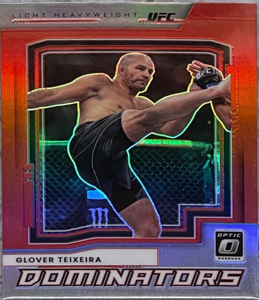 Glover Teixeira 2022 Panini Donruss Optic UFC Dominators #18 Holo