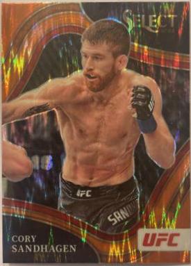 Cory Sandhagen 2022 Panini Select UFC Octagonside #245 Orange Flash