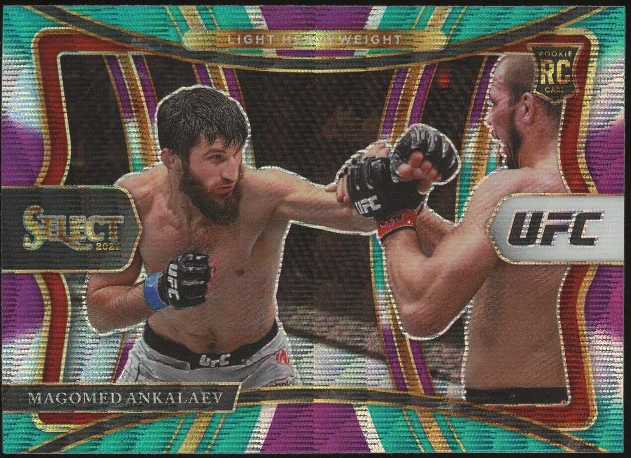 Magomed Ankalaev 2021 Panini Select UFC Premier Level #159 Tri Color