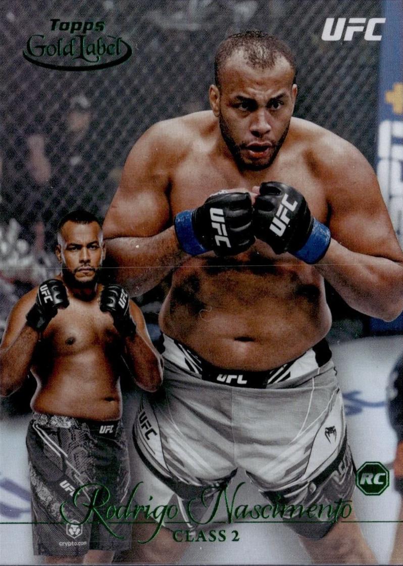 Rodrigo Nascimento 2024 Topps Gold Label UFC Base Class II #29 Green