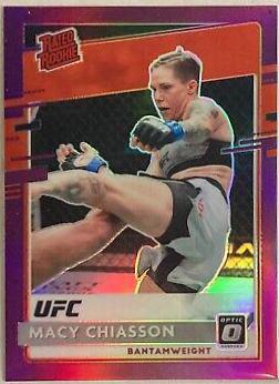 Macy Chiasson 2021 Panini Chronicles UFC Base Optic Rated Rookies #203 Purple