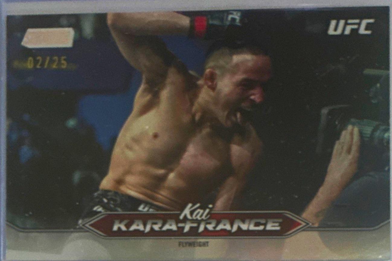 Kai Kara-France 2025 Topps Stadium Club UFC Base #67 Rainbow