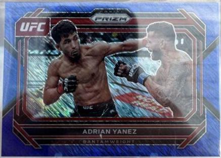 Adrian Yanez 2023 Panini Prizm UFC Base #6 Blue Shimmer