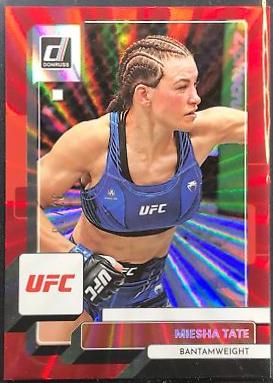 Miesha Tate 2023 Panini Donruss UFC Base #7 Red Laser