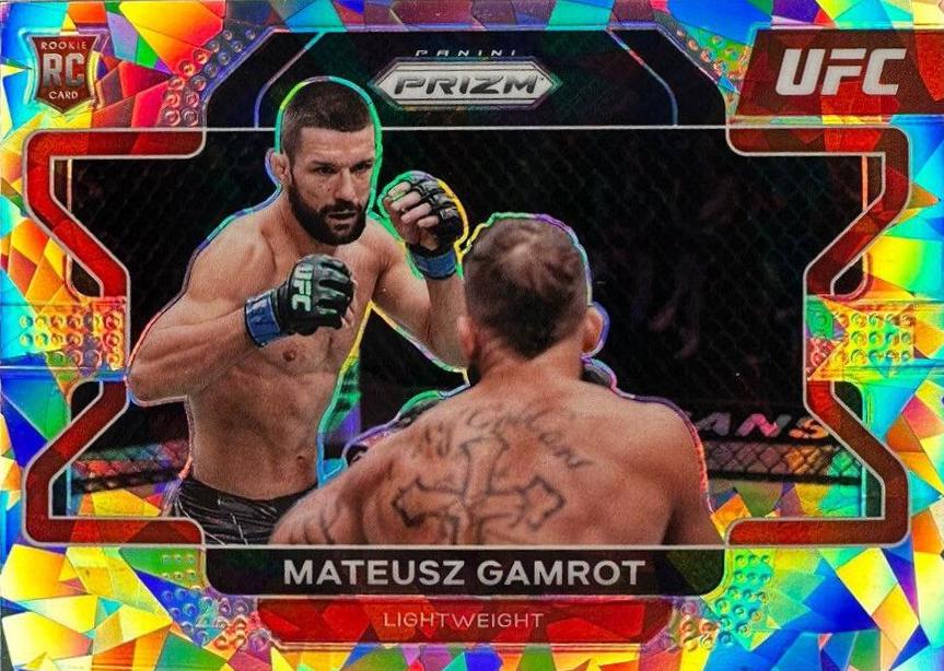 Mateusz Gamrot 2022 Panini Prizm UFC Base #66 Ice