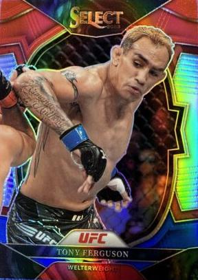 Tony Ferguson 2023 Panini Select UFC Concourse #83 Red Blue Prizm