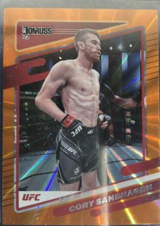 Cory Sandhagen 2022 Panini Donruss UFC Base #37 Orange