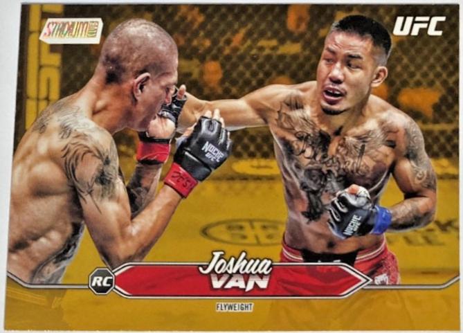 Joshua Van 2025 Topps Stadium Club UFC Base #15 Gold