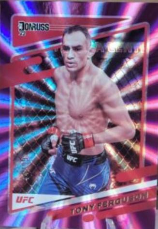 Tony Ferguson 2022 Panini Donruss UFC Base #10 Purple Laser
