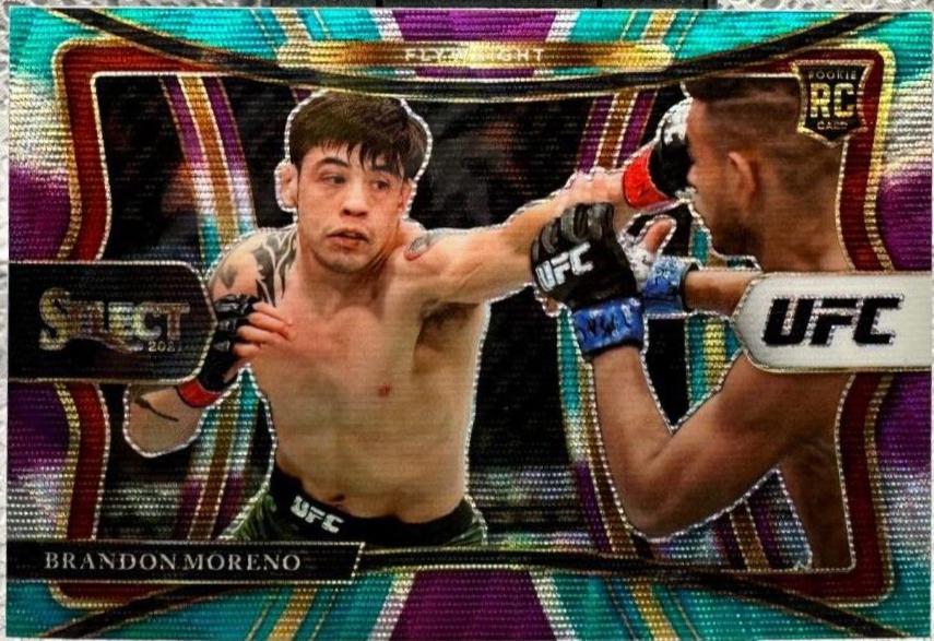 Brandon Moreno 2021 Panini Select UFC Octagonside #296 Tri Color