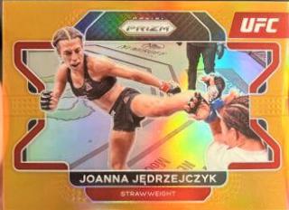 Joanna Jędrzejczyk 2022 Panini Prizm UFC Base #83 Orange