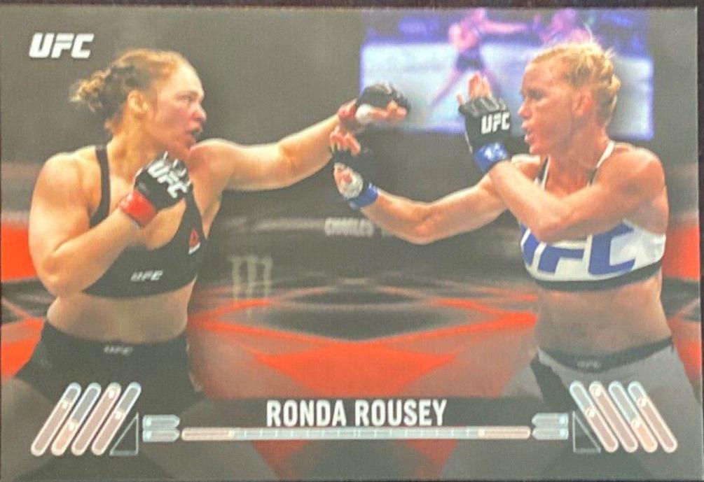 Ronda Rousey 2017 Topps UFC Knockout Base #6 Red