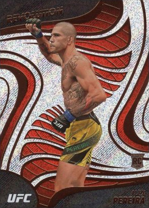 Alex Pereira 2023 Panini Chronicles UFC Revolution #15 Kaleido