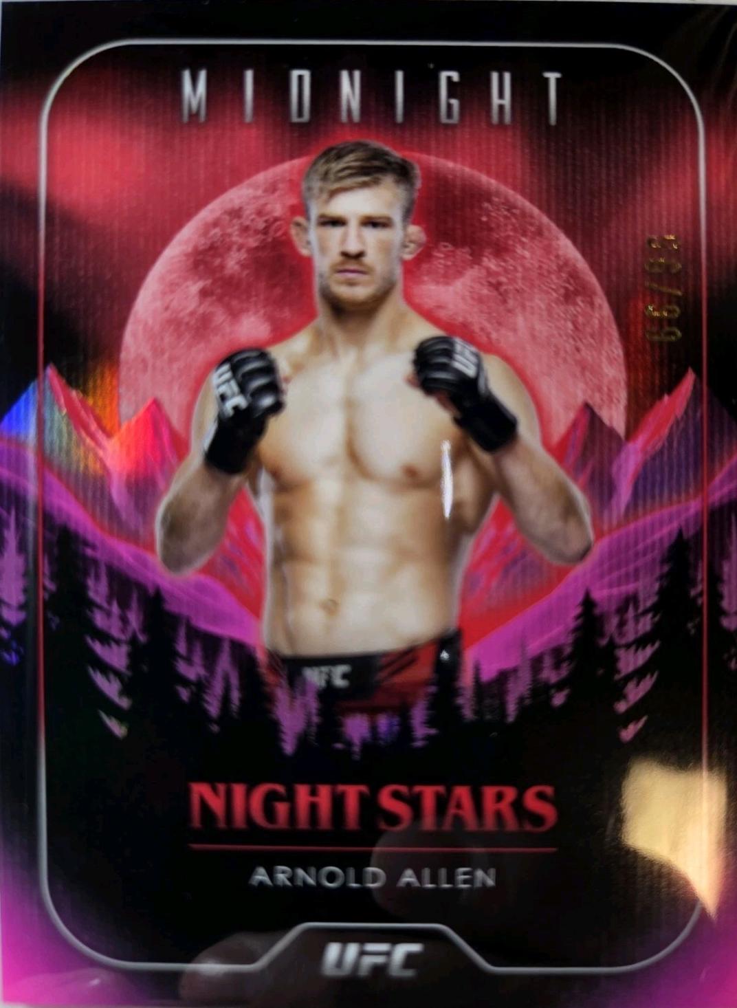 Arnold Allen 2024 Topps Midnight UFC Night Stars #NS-27 Twilight