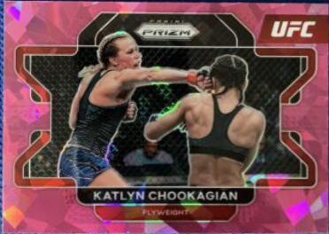 Katlyn Cerminara 2022 Panini Prizm UFC Base #64 Pink Ice