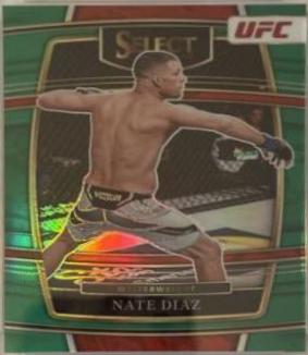 Nate Diaz 2022 Panini Select UFC Mezzanine #316 Green