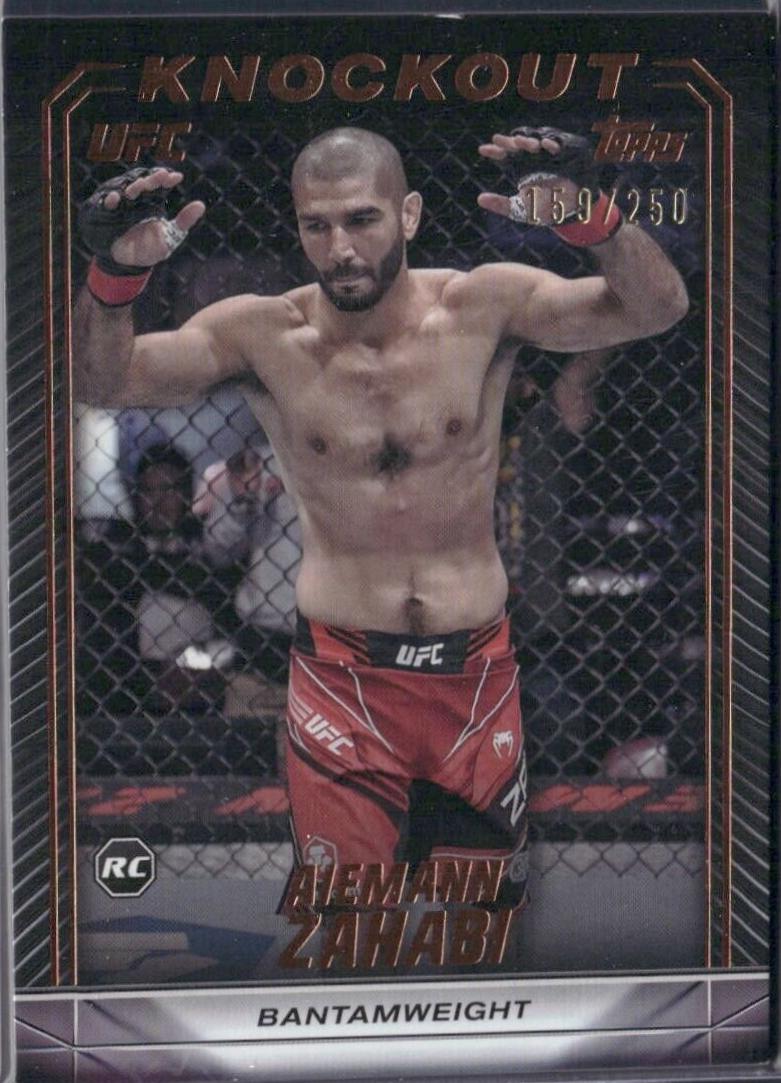 Aiemann Zahabi 2024 Topps Knockout UFC Base #39 Bronze