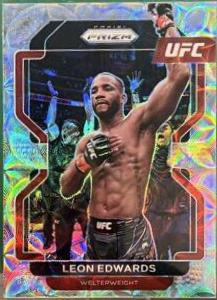Leon Edwards 2022 Panini Prizm UFC Base #108 Premium