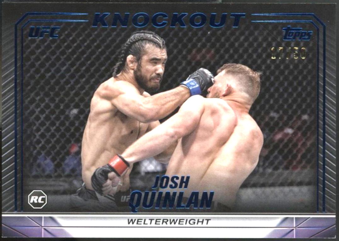 Josh Quinlan 2024 Topps Knockout UFC Base #87 Blue