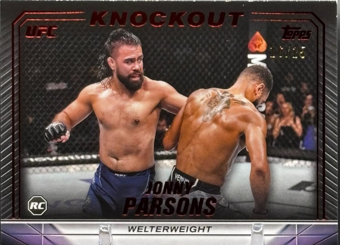Jonny Parsons 2024 Topps Knockout UFC Base #44 Red