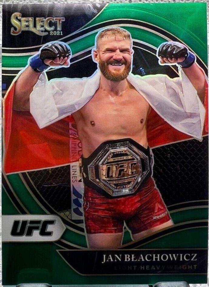 Jan Błachowicz 2021 Panini Select UFC Octagonside #225 Green