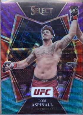 Tom Aspinall 2022 Panini Select UFC Premier Level #185 Black Flash