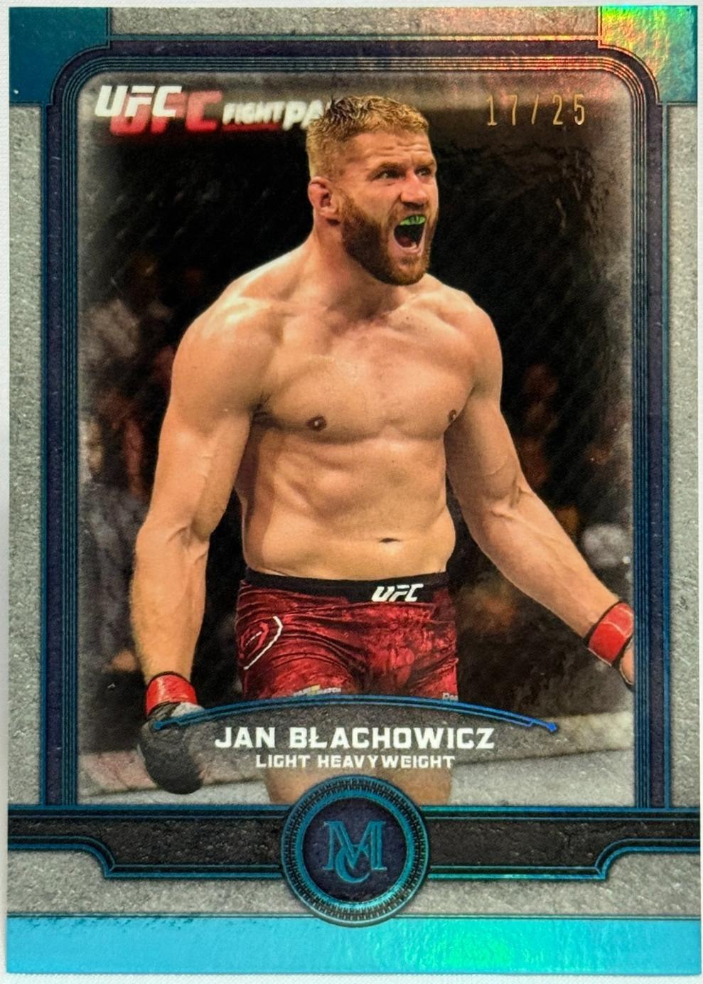 Jan Błachowicz 2019 Topps UFC Museum Collection Base #12 Sapphire