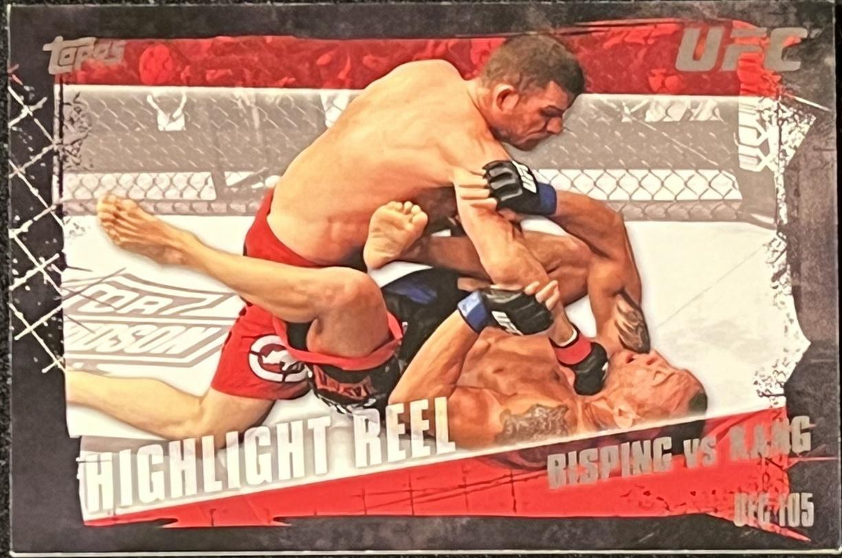 Michael Bisping / Denis Kang 2010 Topps UFC Base #195 Silver