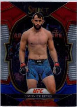 Dominick Reyes 2023 Panini Select UFC Concourse #82 Red Blue Prizm