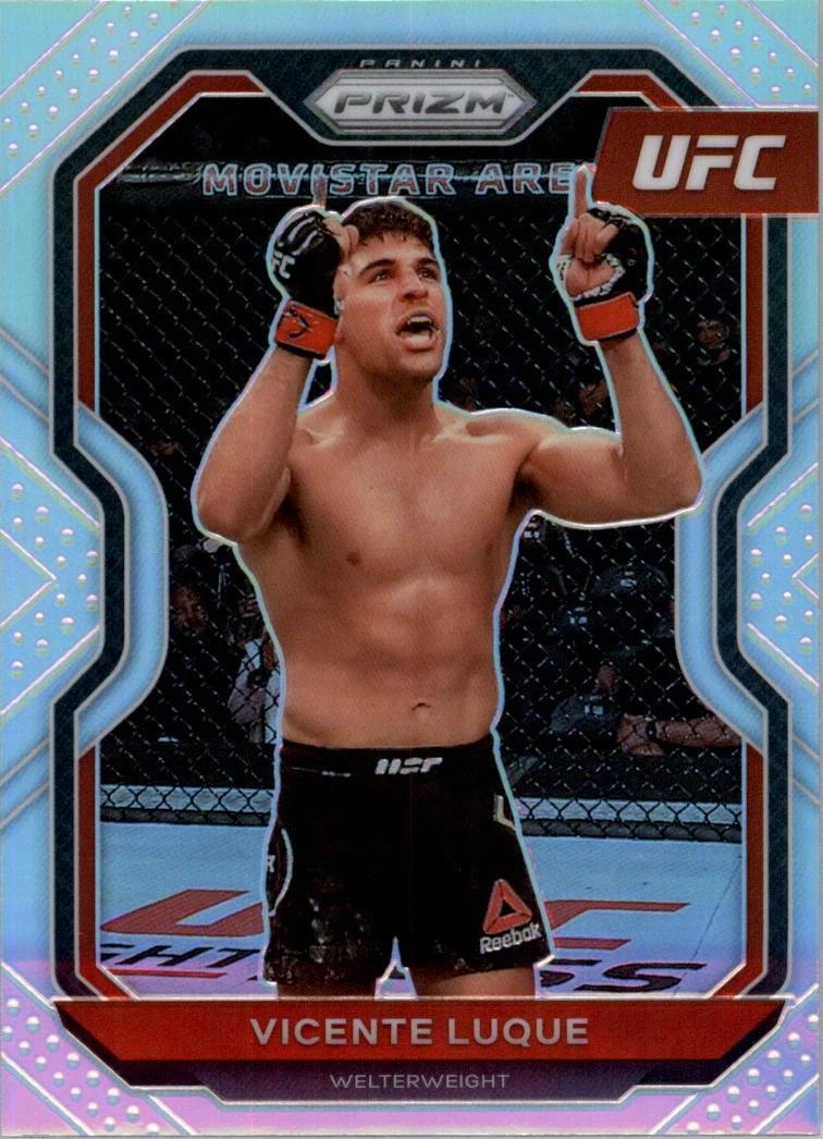 Vicente Luque 2021 Panini Prizm UFC Base #53 Silver