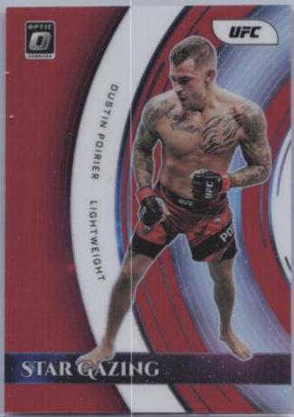 Dustin Poirier 2022 Panini Donruss Optic UFC Star Gazing #2 Red